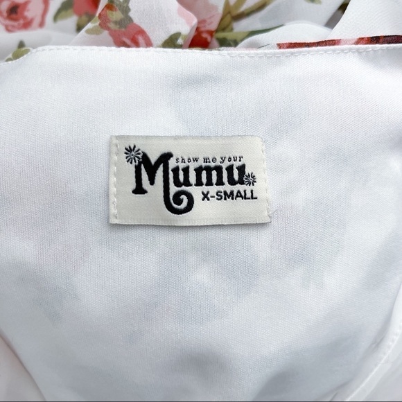 Show Me Your Mumu Rosie Posie‎ Marianne Wrap Maxi Dress in Pink & White, Size XS - Picture 6 of 15